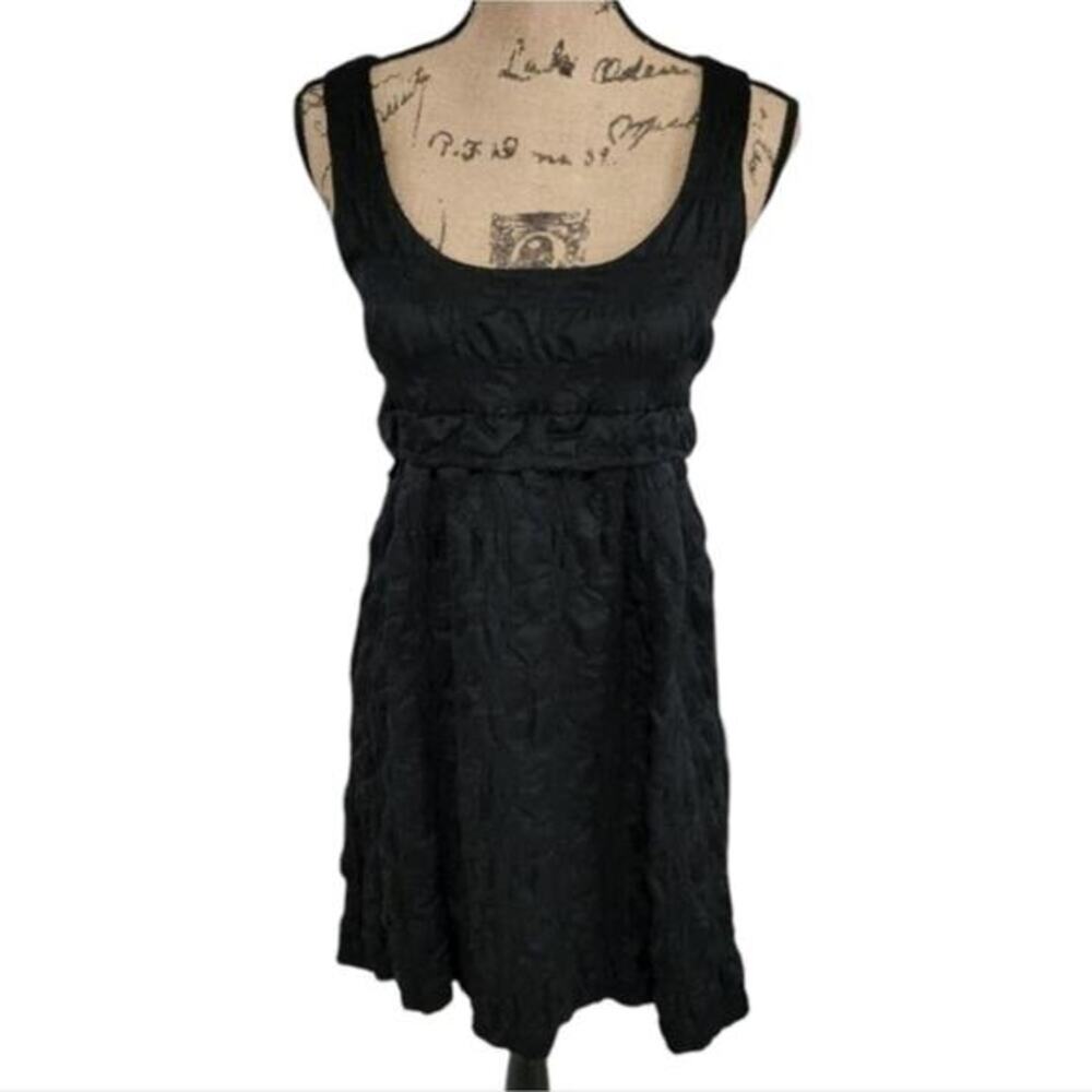 Theory $495 Susette B Dent LBD Ruched Empire Sleeveless Scoop Neck Dress‎ Size 6